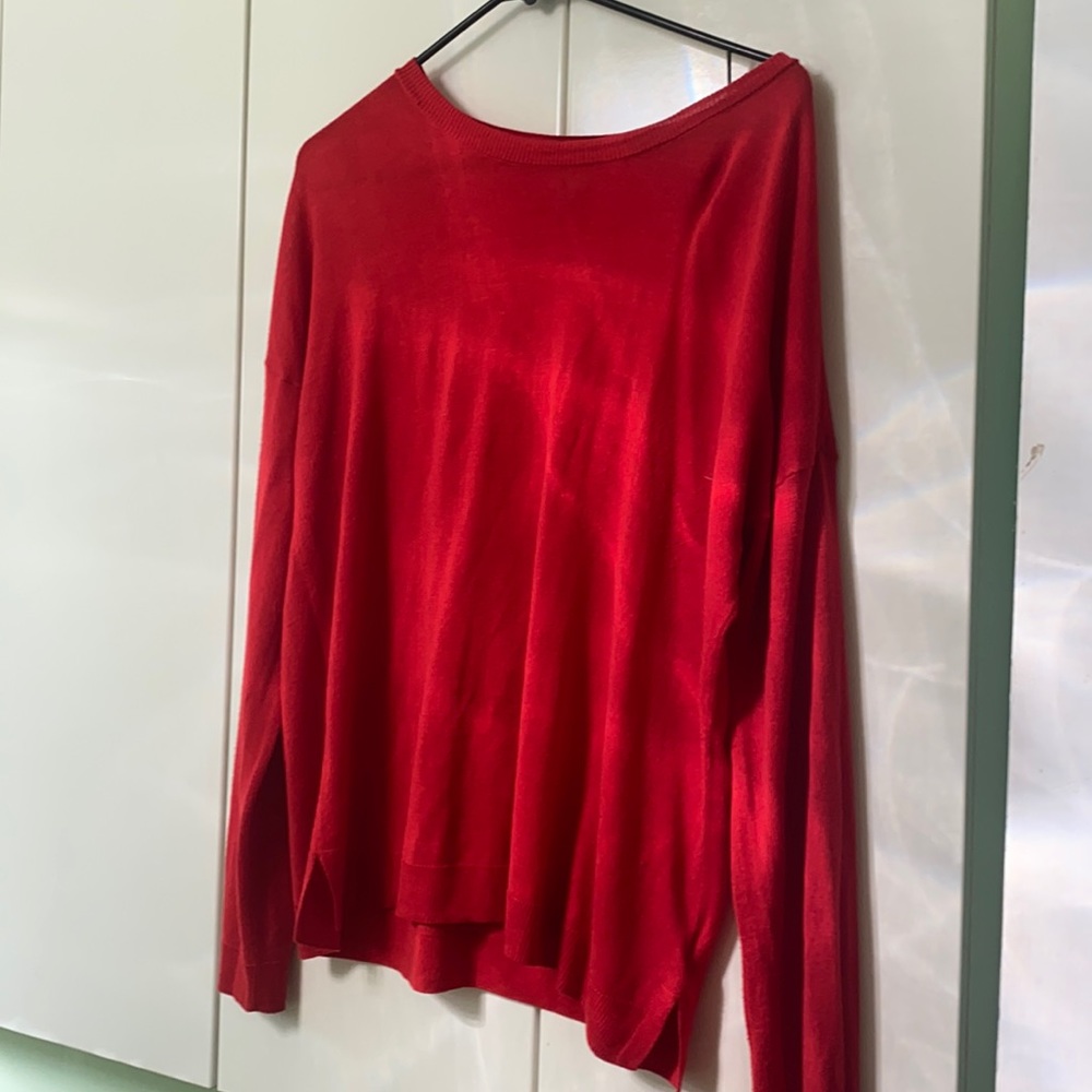 Red light sweater